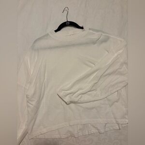 White Long Sleeve Top